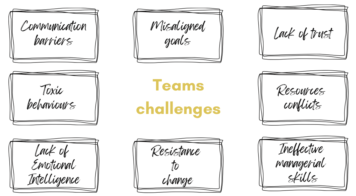 Team coaching is needed in the workplace as tensions may arise. here are a few examples of what can go wrong in a team and why team coaching is needed.